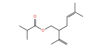 2-Isopropenyl-5-methyl-4-hexenyl isobutyrate